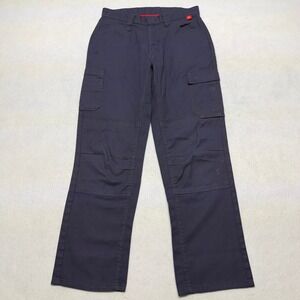 Bulwark FR iQ Series Cargo Work Pants Flame Resistant Ripstop Blue Mens 32x34